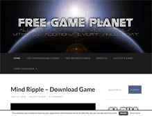 Tablet Screenshot of freegameplanet.com